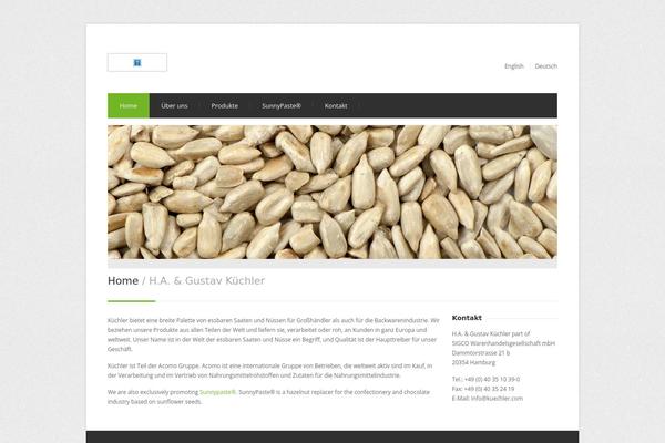 Centum theme site design template sample