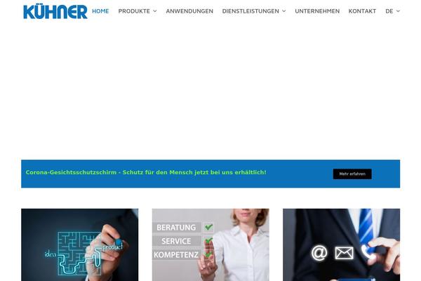 Total theme site design template sample