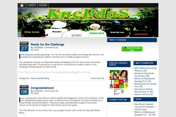 Site using Contact Me plugin