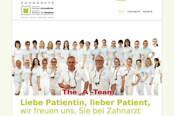 X Child theme site design template sample