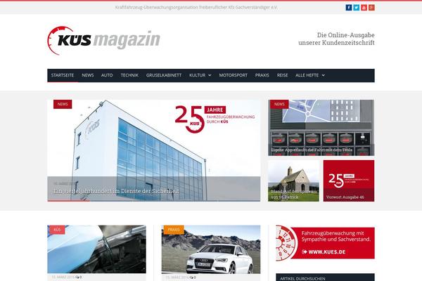 SmartMag Child theme site design template sample