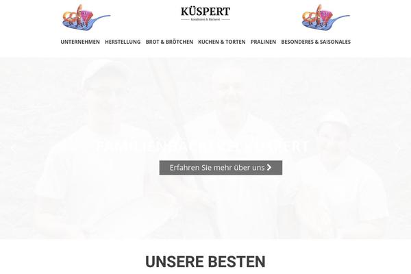 Bakery theme site design template sample