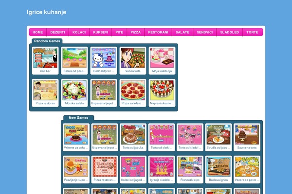Wtb Game theme site design template sample