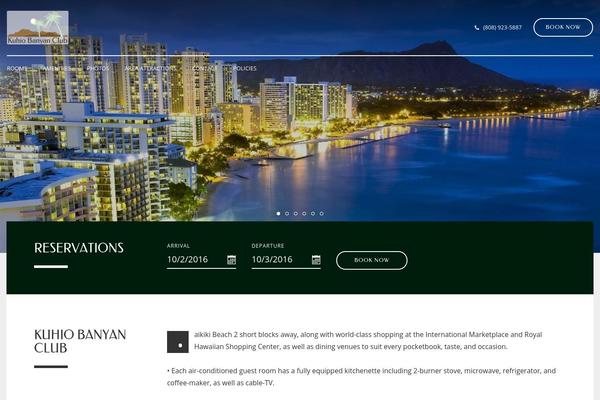 Tonal theme site design template sample