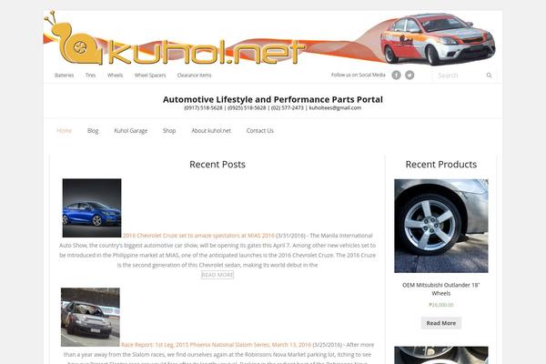 Sento theme site design template sample
