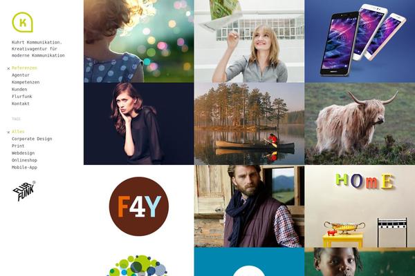 Mesh theme site design template sample