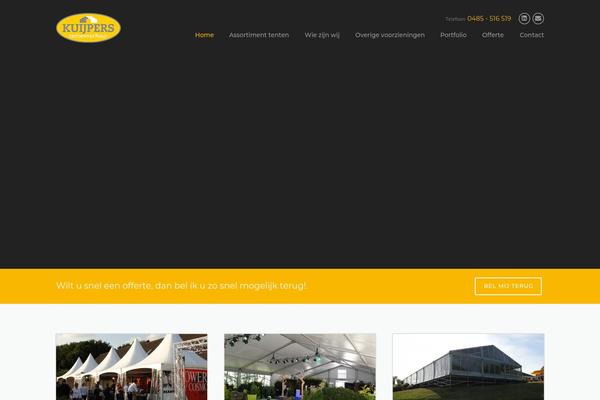 Construction theme site design template sample