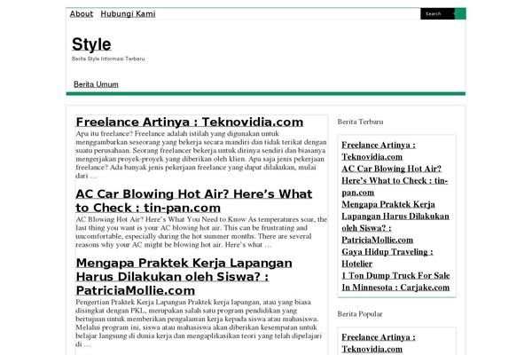 Sahifa theme site design template sample