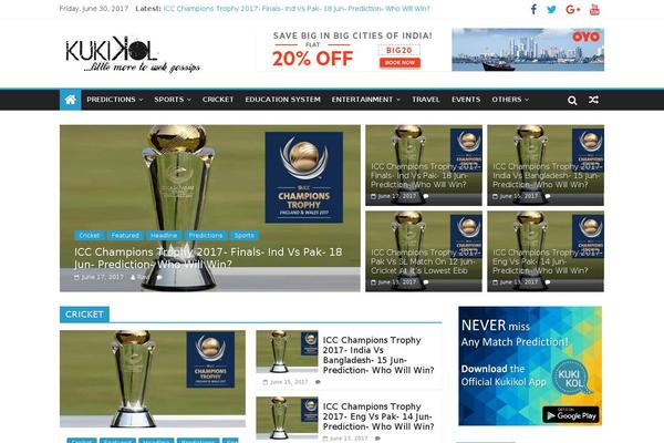 Newsium theme site design template sample