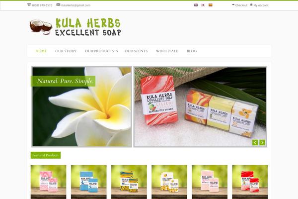 Organic Shop theme site design template sample