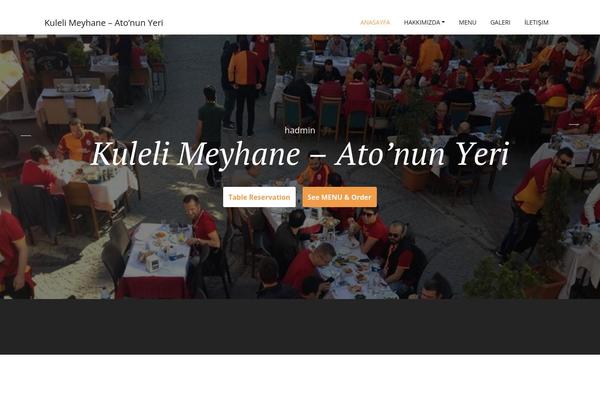 Gloriafood-restaurant theme site design template sample