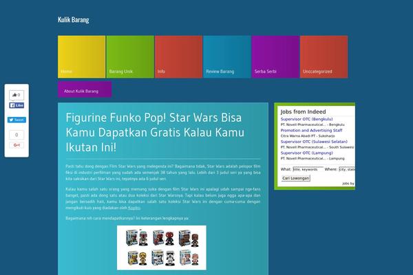 Metroblog theme site design template sample