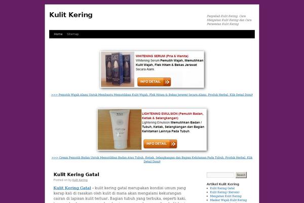 kulitkering.org site used Twentytenartikeljualanheader