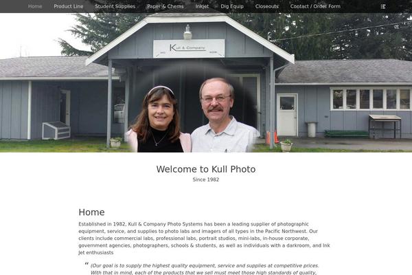 Full Frame theme site design template sample