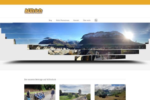 Site using Flickr Justified Gallery plugin