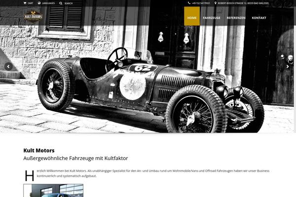Automotive Car Dealership Business WordPress Theme theme site design template sample