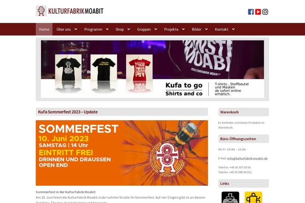 Storefront Child theme site design template sample