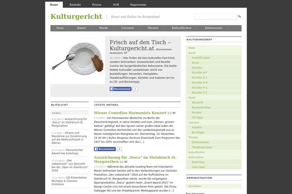 Kale theme site design template sample