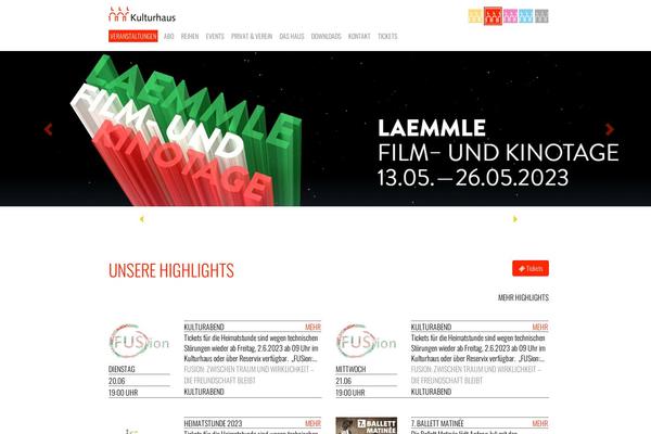 kulturhaus-laupheim.de site used Mzgrbootstrap