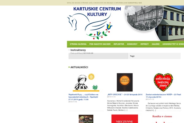 Ck theme site design template sample