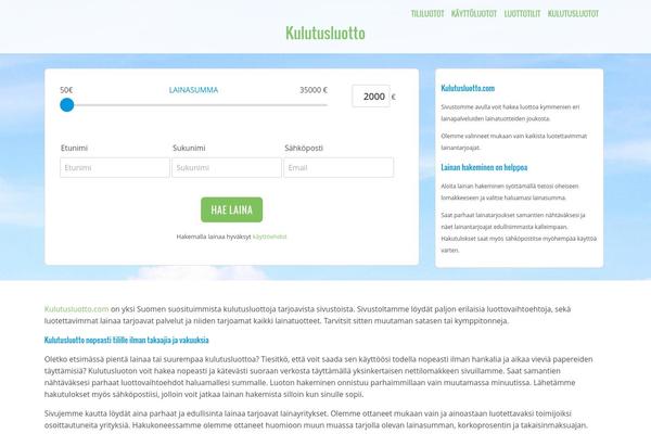 kulutusluotto.com site used Hakemus