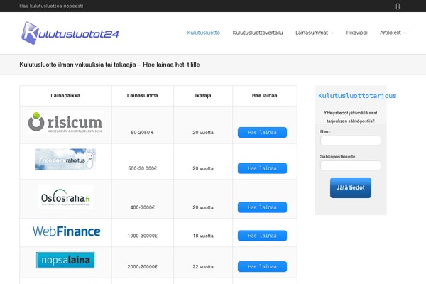 Everything theme site design template sample