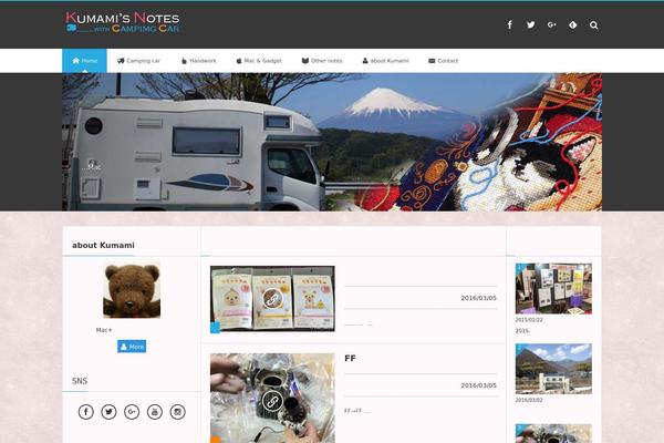 Magjam theme site design template sample