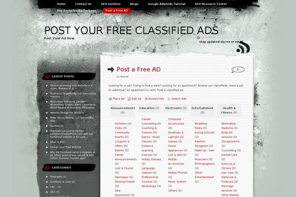 Site using WordPress CSS Drop-down Menu plugin