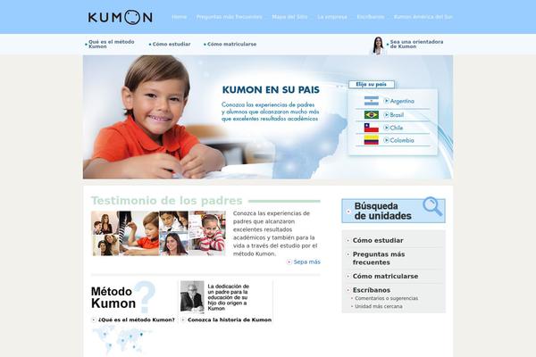 kumon WordPress theme, websites list used kumon theme kumon theme websites examples