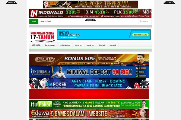 Newswire theme site design template sample