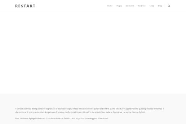Restart theme site design template sample