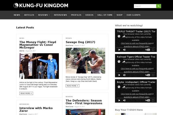 Site using Royal PrettyPhoto plugin