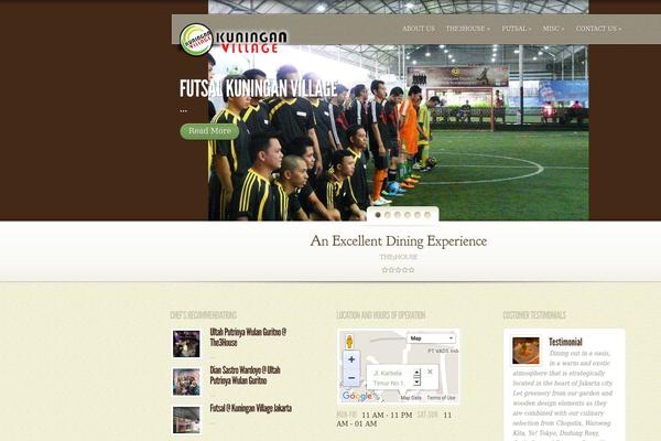 MyCuisine theme site design template sample