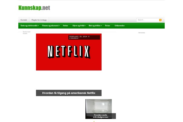 Ribbon Lite theme site design template sample