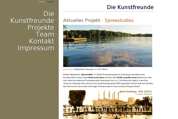 kunstfreunde.com site used Temptation-theme