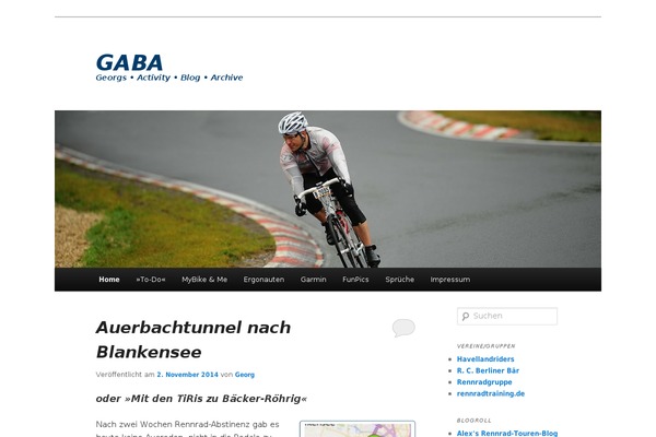 Site using Garmin Connect plugin