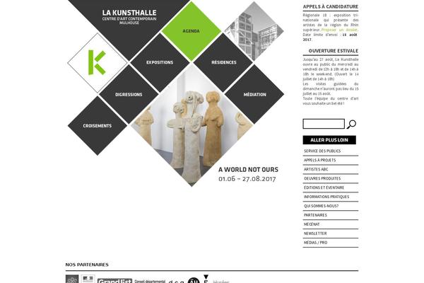 kunsthallemulhouse.com site used Kunsthalle
