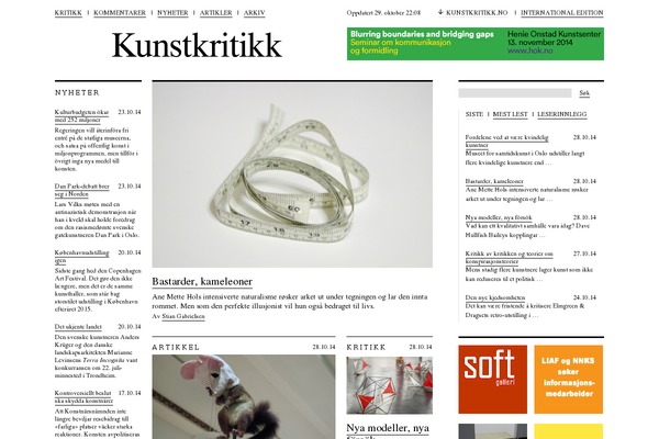 kunstkritikk.no site used Kunstkritikk