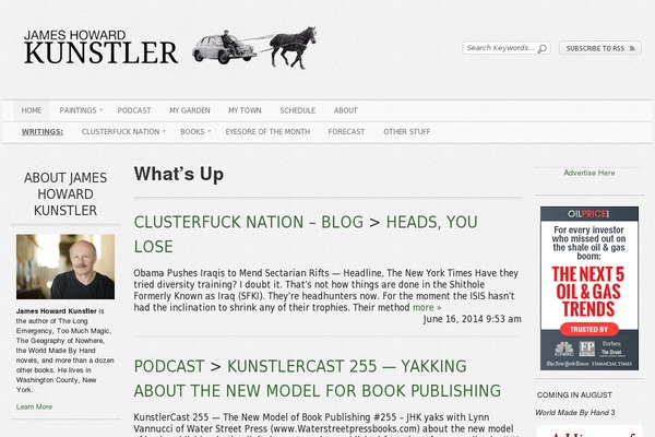 Editorial theme site design template sample