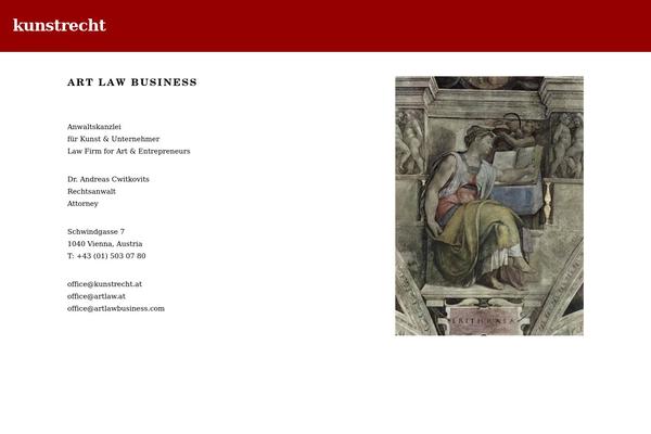 Arte theme site design template sample