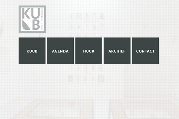 kunstruimtekuub.nl site used Kuub
