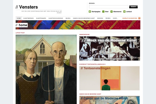 kunstvensters.com site used Magazine Elite