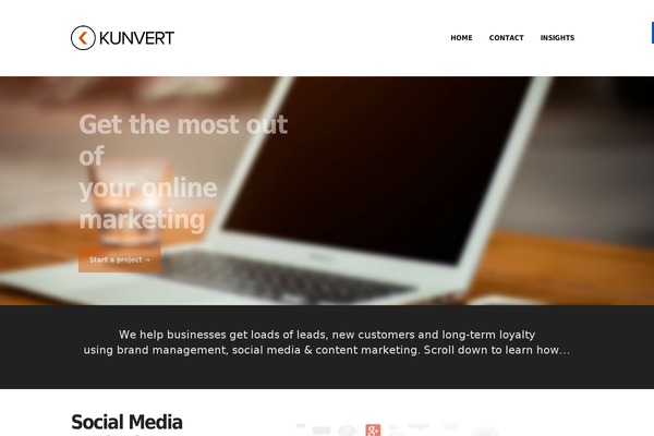 District theme site design template sample