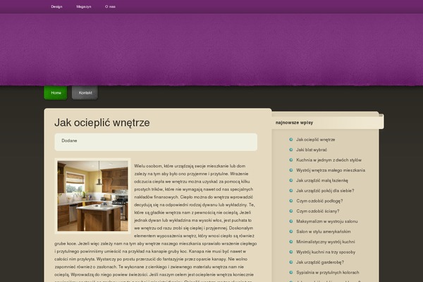 Cherrytruffle theme site design template sample