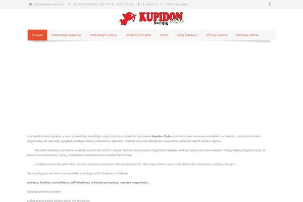 Exception theme site design template sample