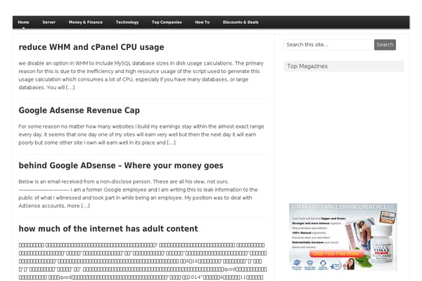 Premium Style theme site design template sample