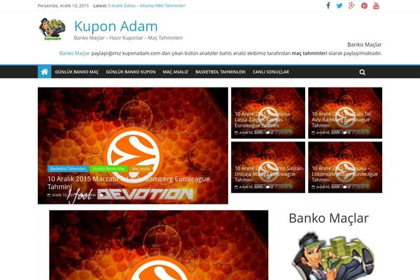 ColorMag theme site design template sample