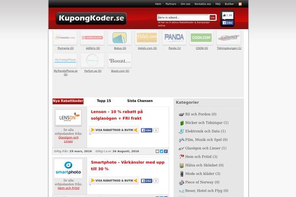 Couponpress theme site design template sample