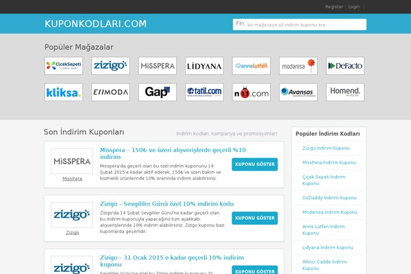 Wp-coupon theme site design template sample