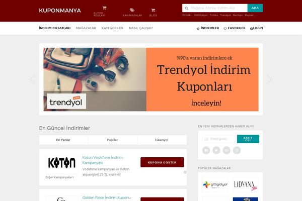 Wp-coupon theme site design template sample
